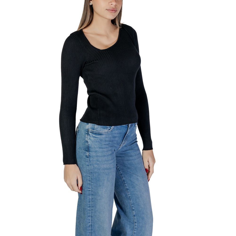 Vila Clothes Black Viscose Sportswear