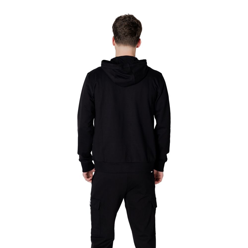 EA7 Emporio Armani Black Cotton Hoody