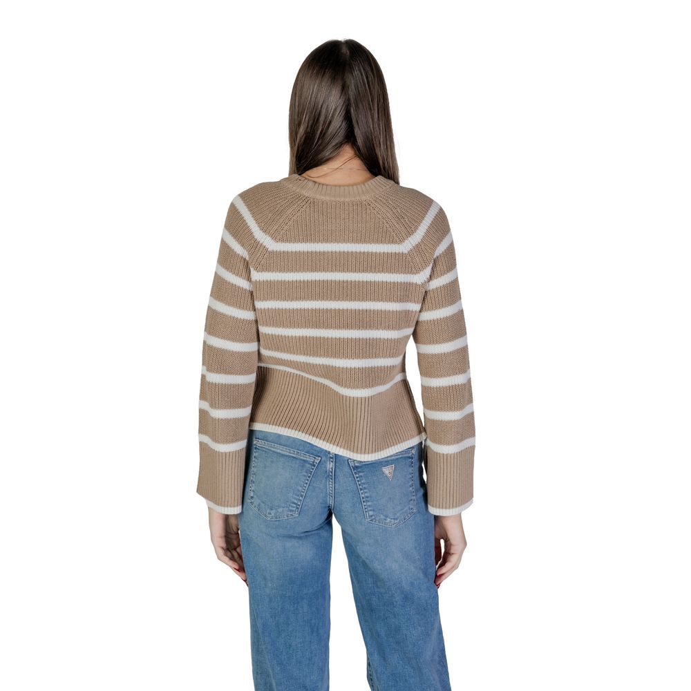 Vila Clothes Beige Cotton Sportswear
