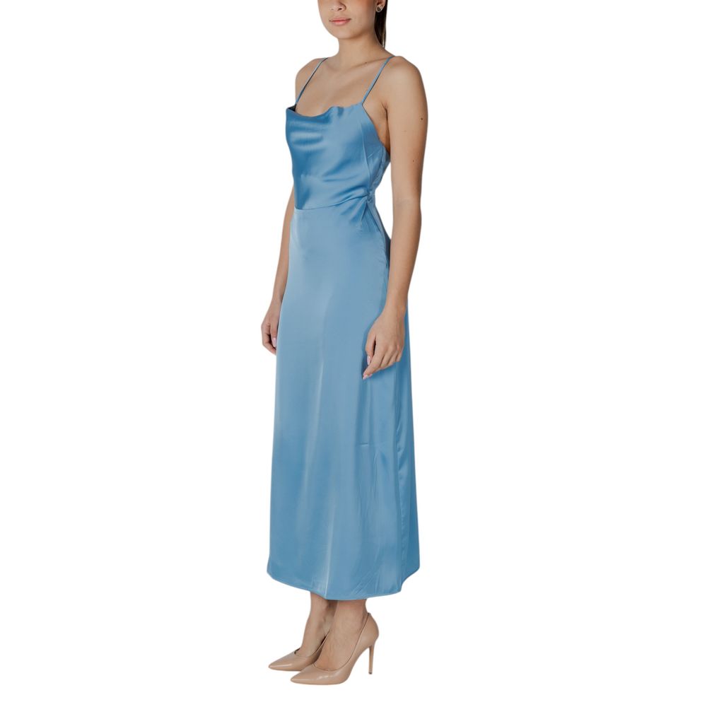 Vila Clothes Turquoise Polyester Long