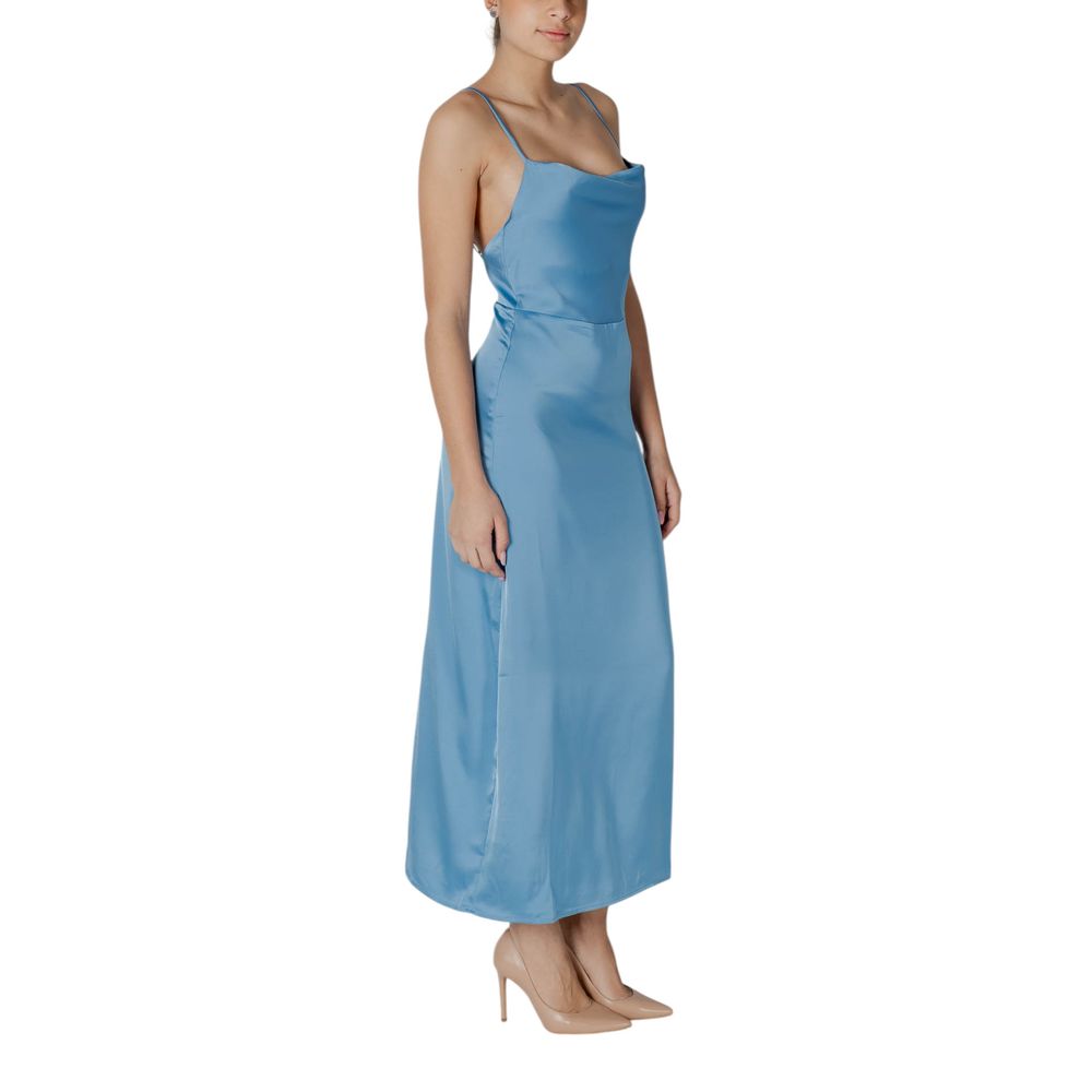Vila Clothes Turquoise Polyester Long