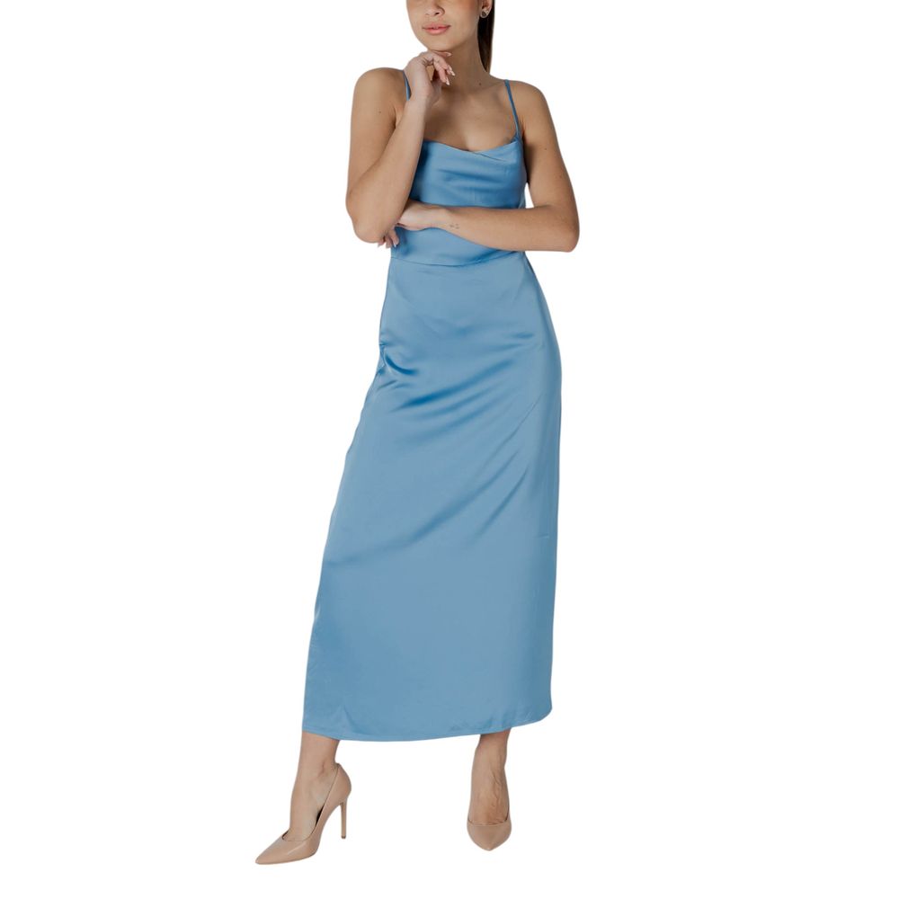 Vila Clothes Turquoise Polyester Long