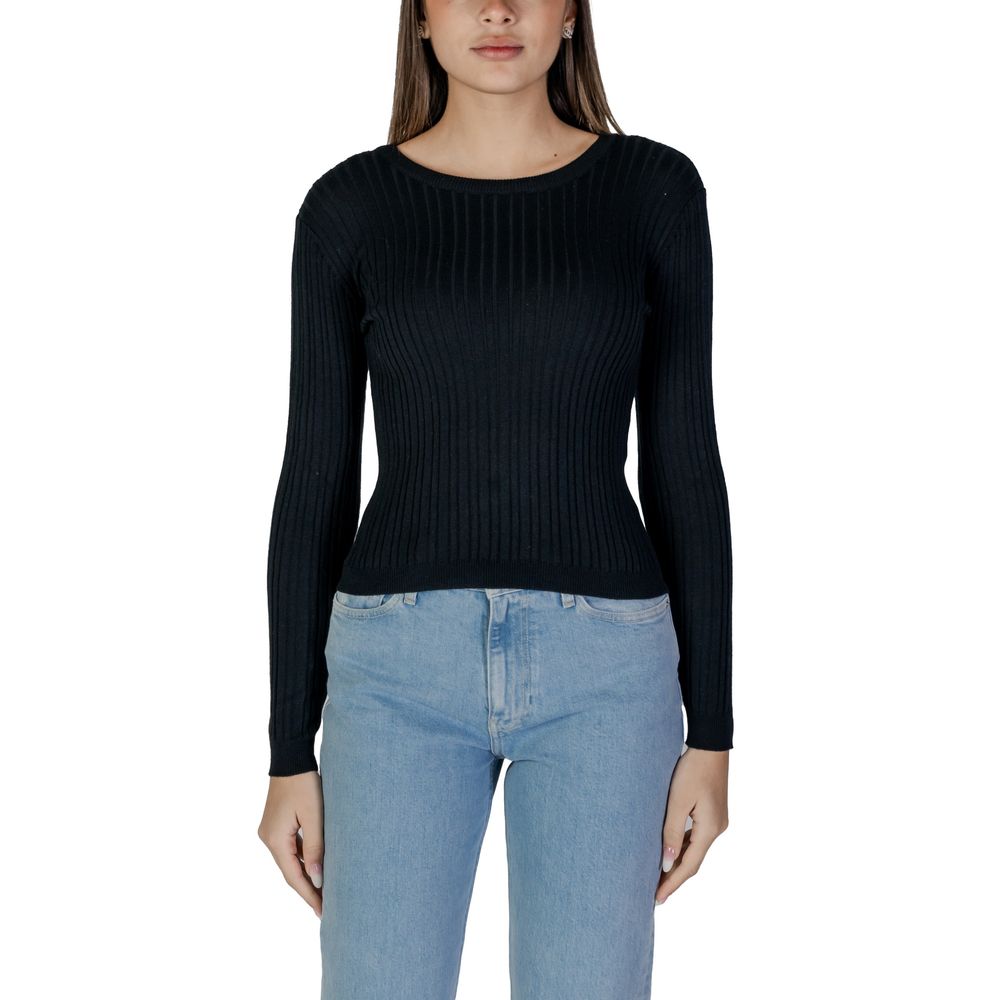 Vila Clothes Black Recycled Polyester Sportswear