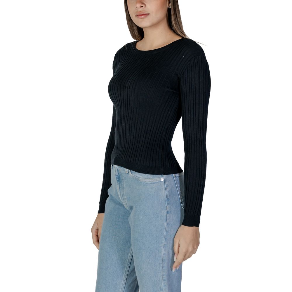 Vila Clothes Black Recycled Polyester Sportswear