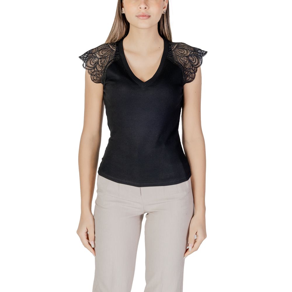 Morgan De Toi Black Recycled Polyester Tank Top