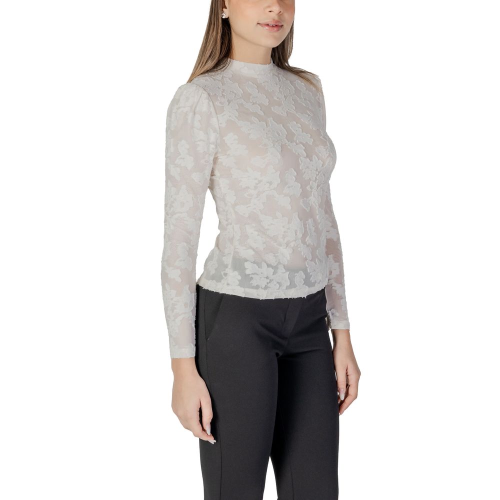 Morgan De Toi Cream Polyester Long Sleeve