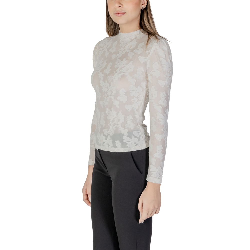 Morgan De Toi Cream Polyester Long Sleeve