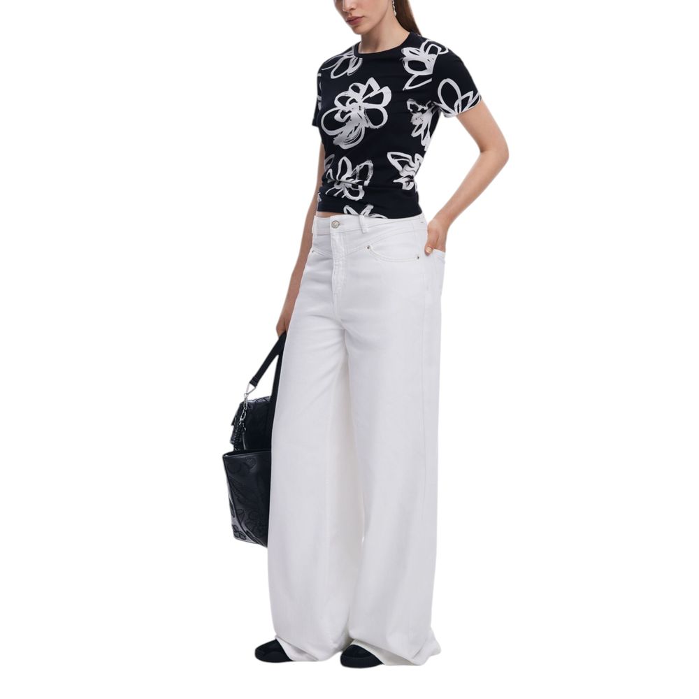 Desigual Black Cotton T-Shirt