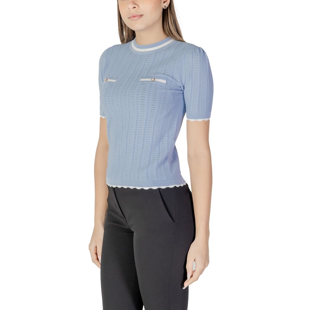 Morgan De Toi Blue Recycled Polyester Sweater