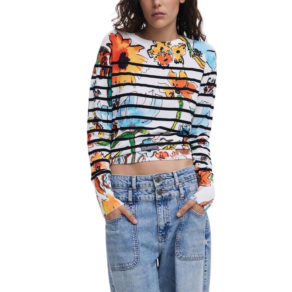 Desigual White Viscose Sportswear