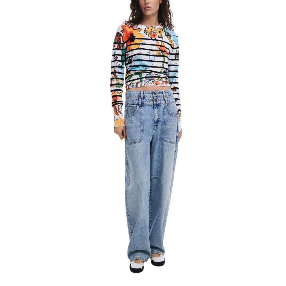 Desigual White Viscose Sportswear