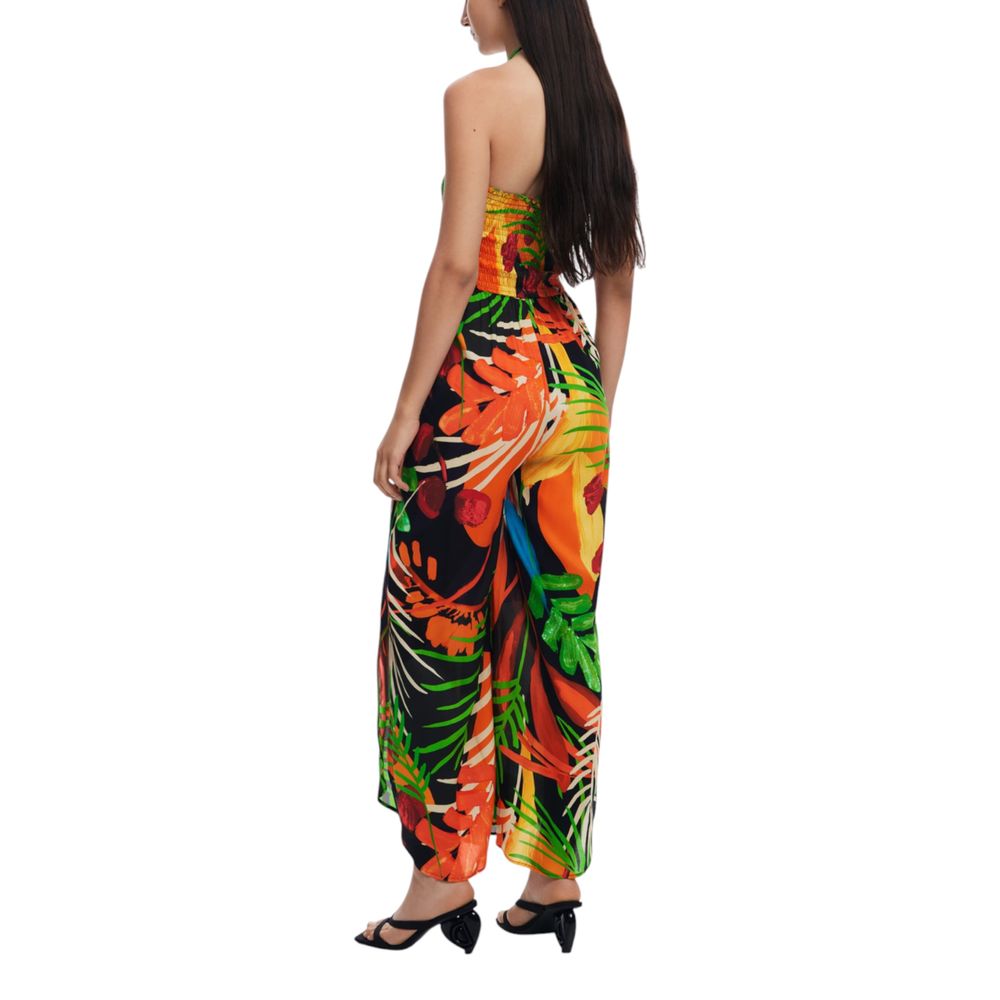 Desigual Black Viscose Jumpsuit