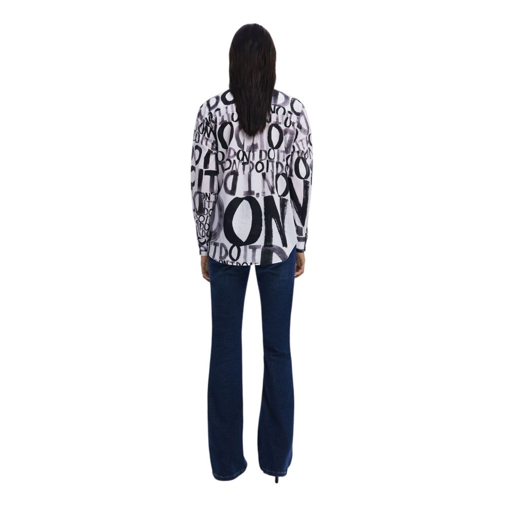 Desigual Black Cotton Shirt