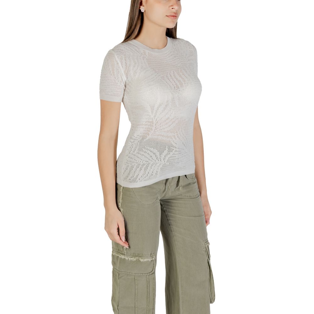 Desigual White Viscose T-Shirt