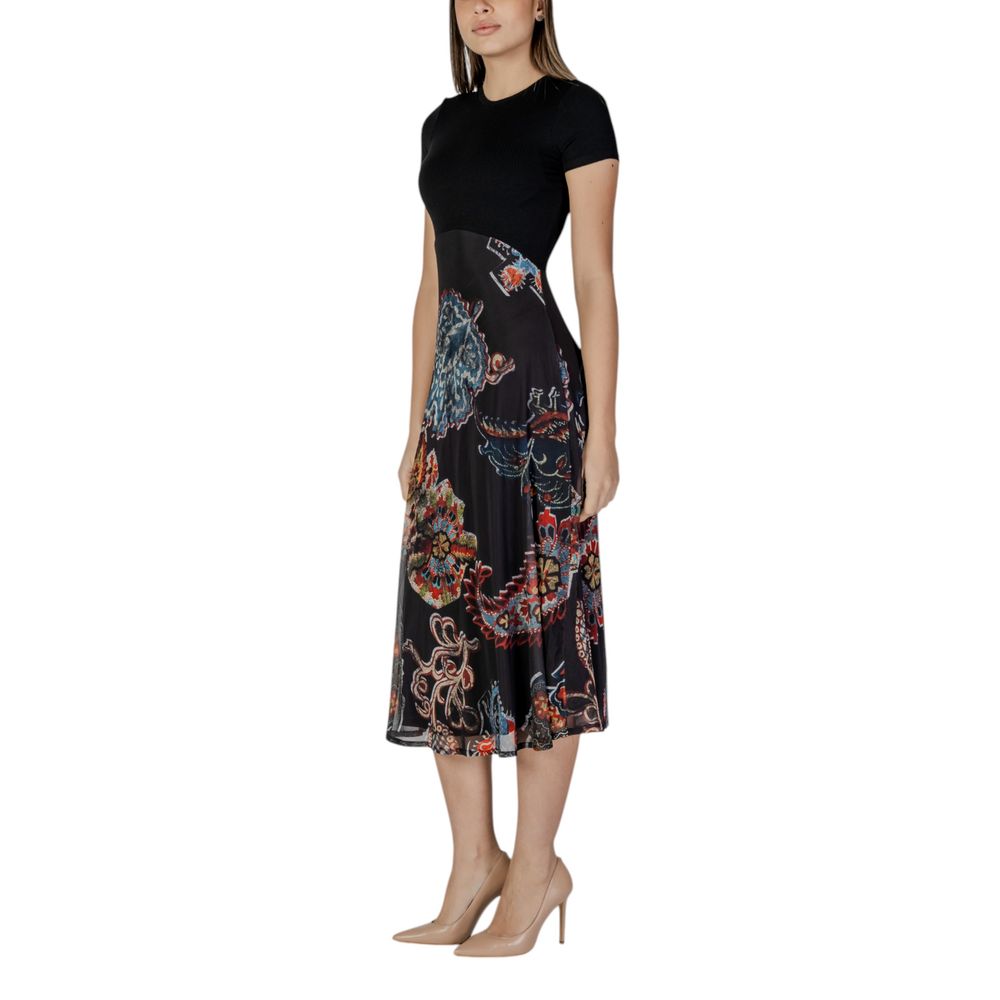 Desigual Black Viscose Long