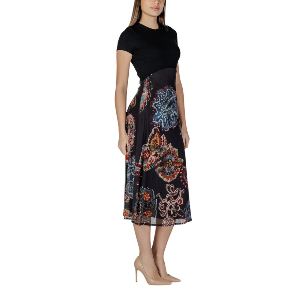 Desigual Black Viscose Long