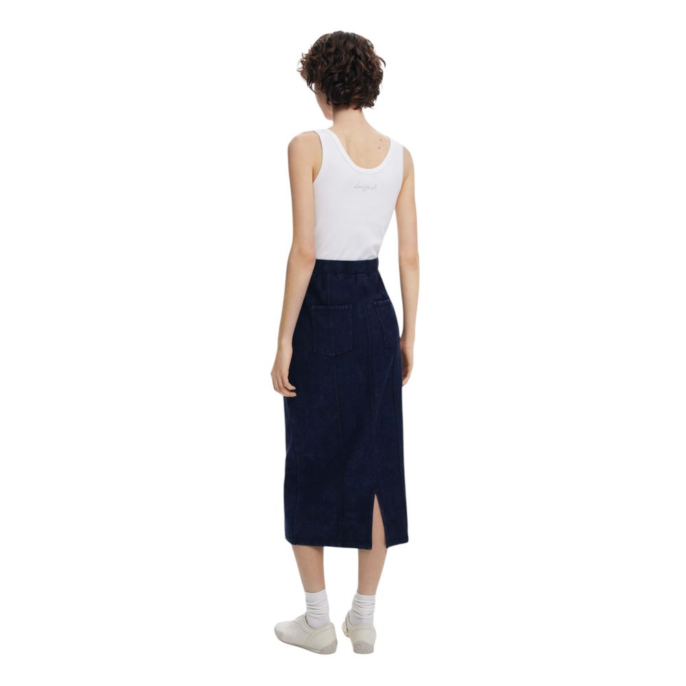 Desigual Blue Cotton Long