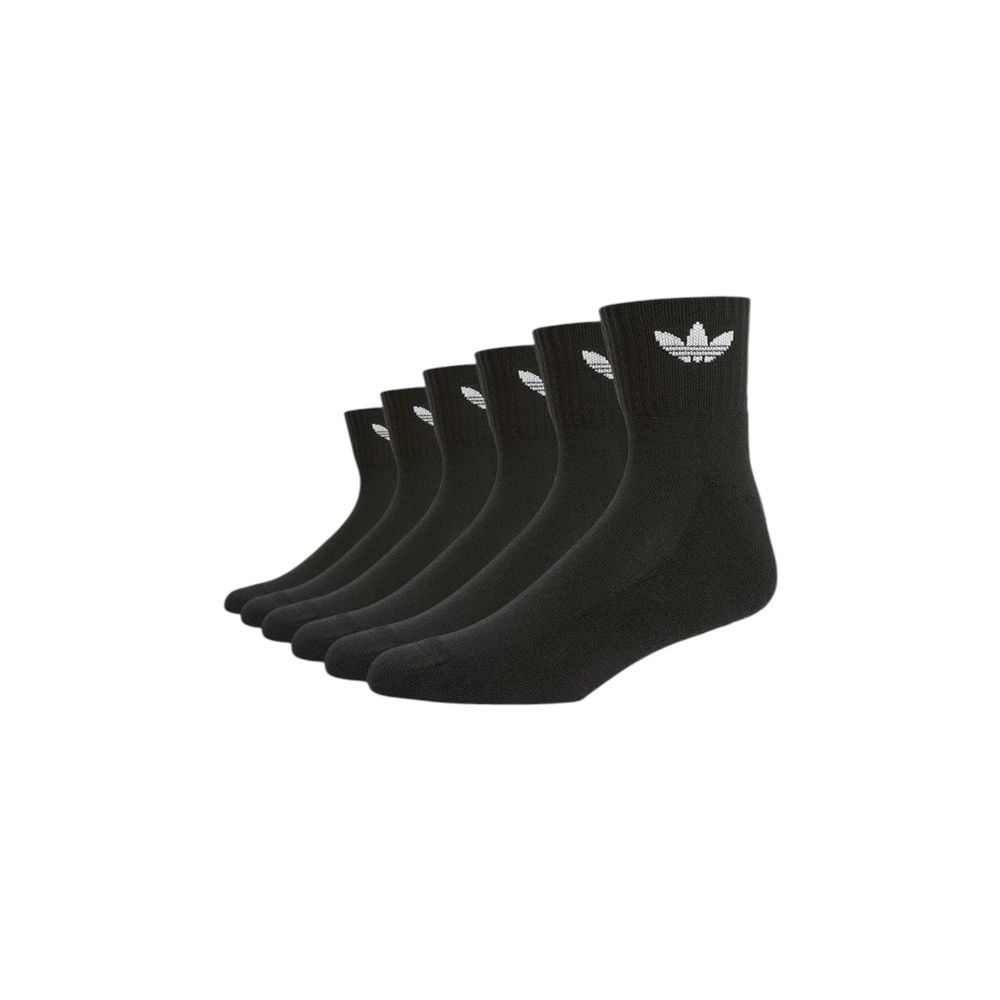 Adidas črna bombažna nogavica