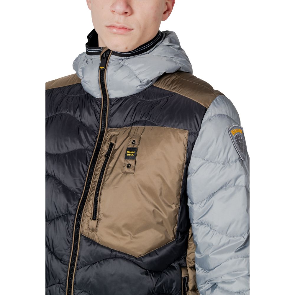 Blauer Black Polyamide Jackets & Coat
