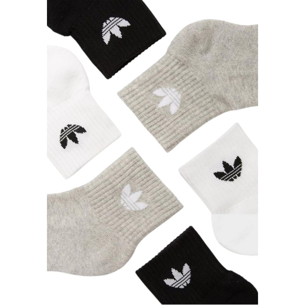 Adidas črna bombažna nogavica