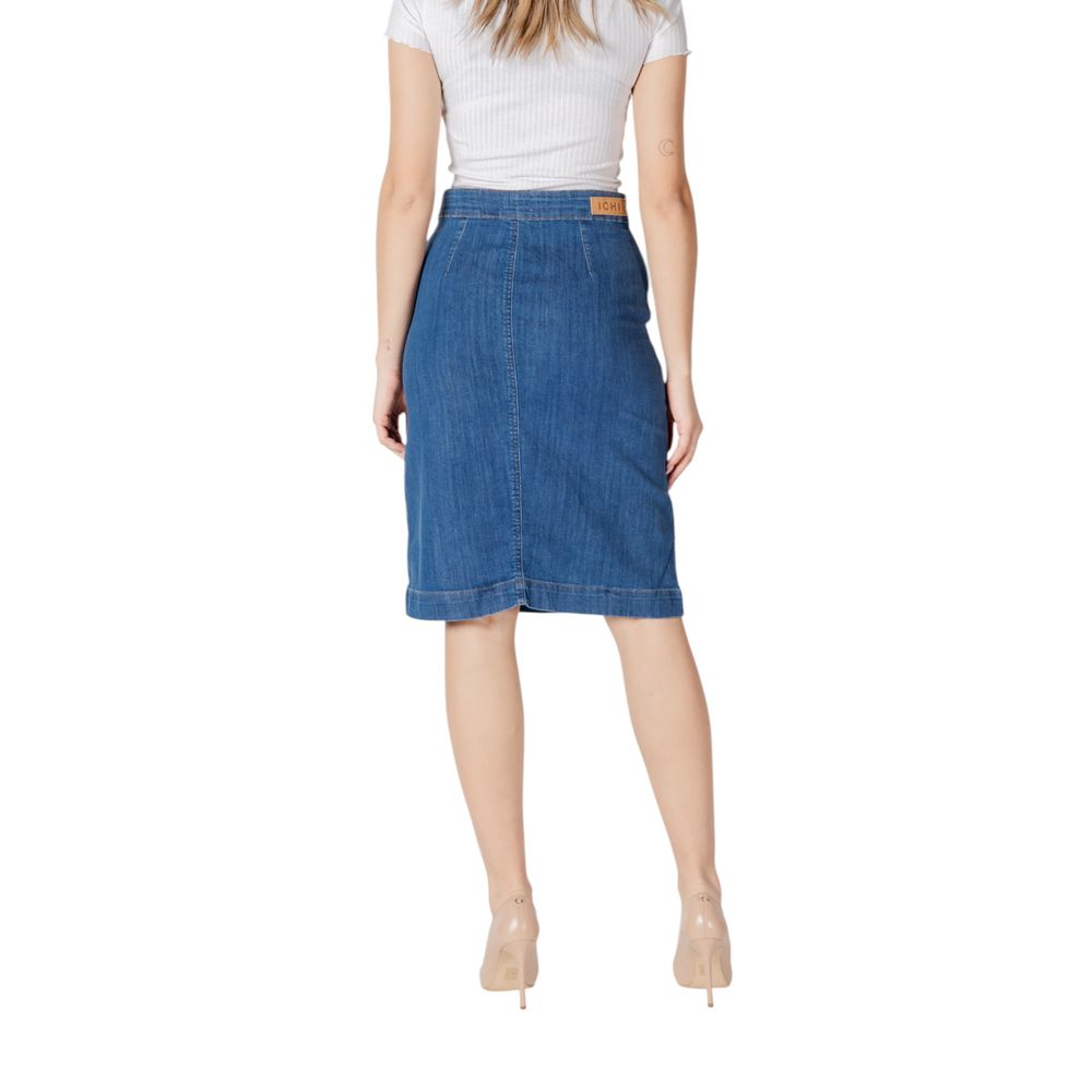 ICHI Blue Cotton Long