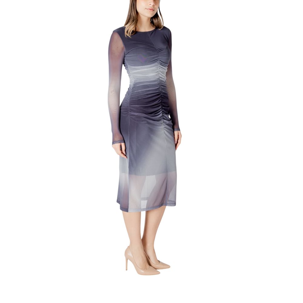ICHI Gray Polyester Long