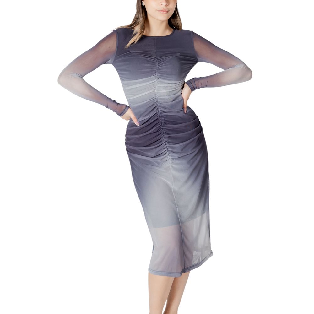ICHI Gray Polyester Long