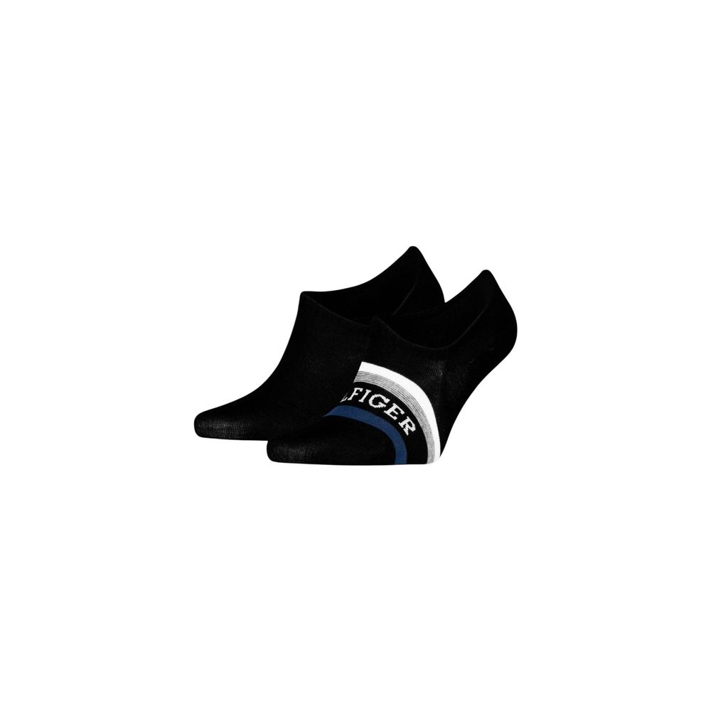 Tommy Hilfiger Black Cotton Sock