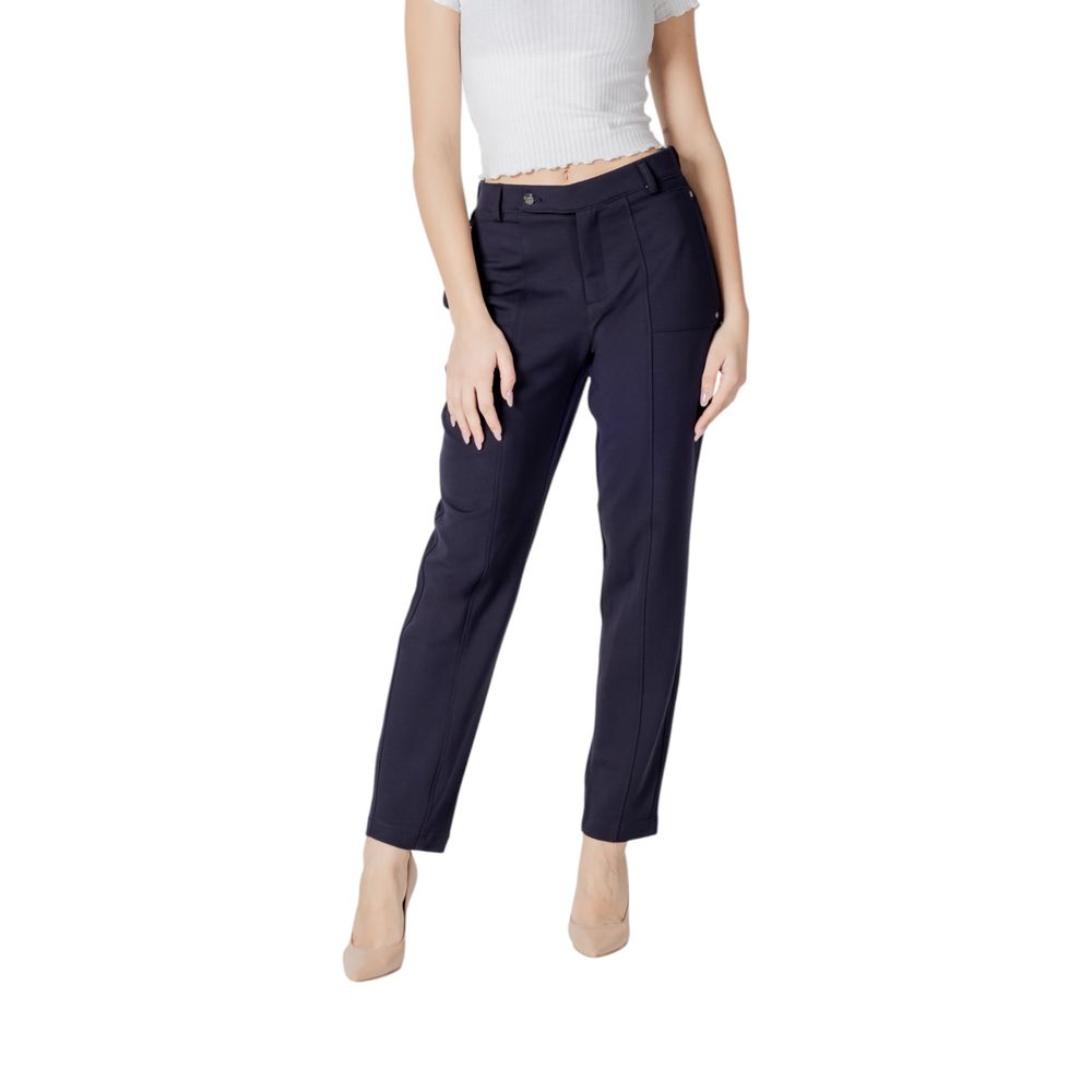 Street One Blue Viscose Pant