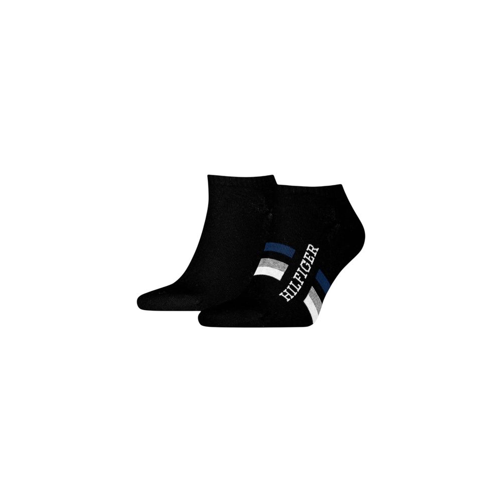 Tommy Hilfiger Black Cotton Sock