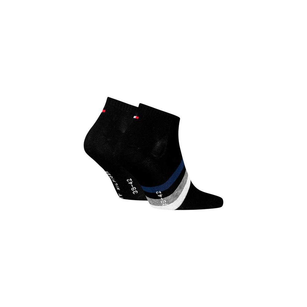 Tommy Hilfiger Black Cotton Sock
