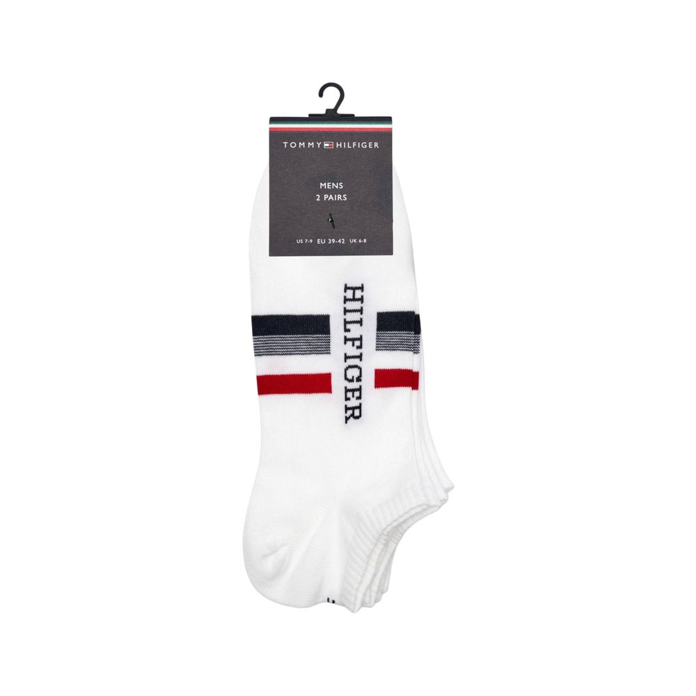 Tommy Hilfiger White Cotton Sock
