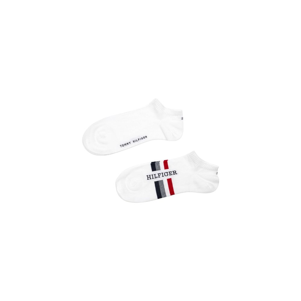 Tommy Hilfiger White Cotton Sock