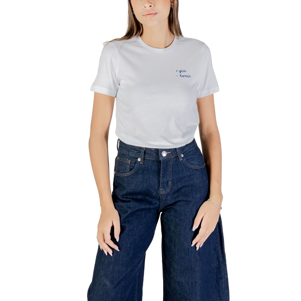 Only dvobarvna bombažna majica