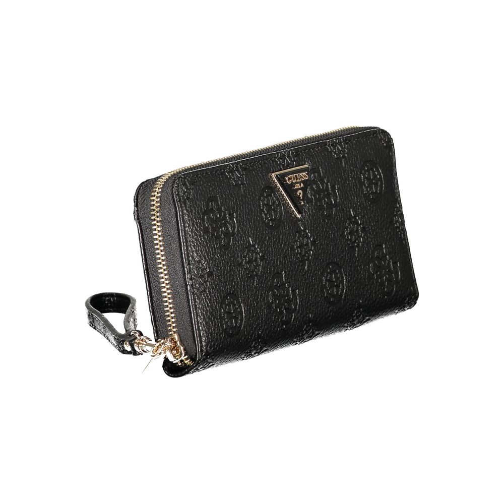 Guess Jeans Black Polyethylene Women Wallet