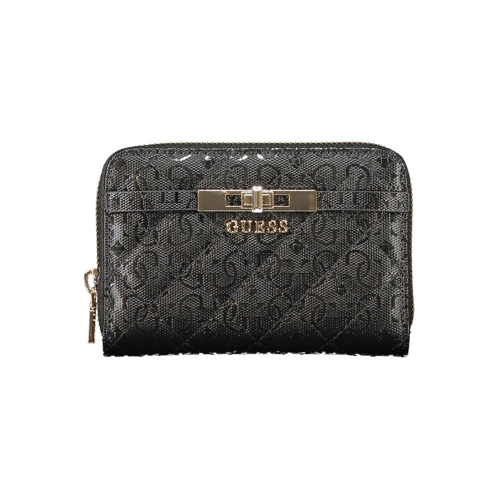 Guess Jeans Black Polyethylene Ženska denarnica
