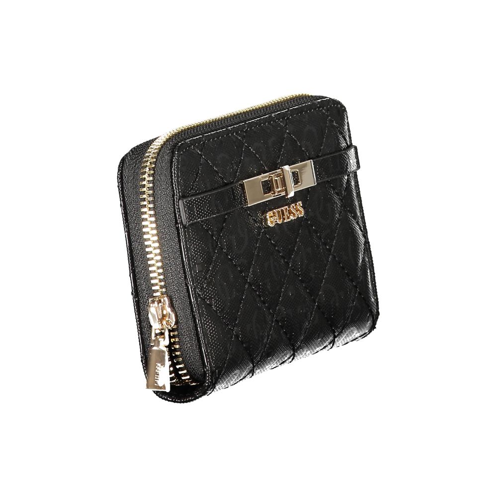 Guess Jeans Black Polyethylene Ženska denarnica