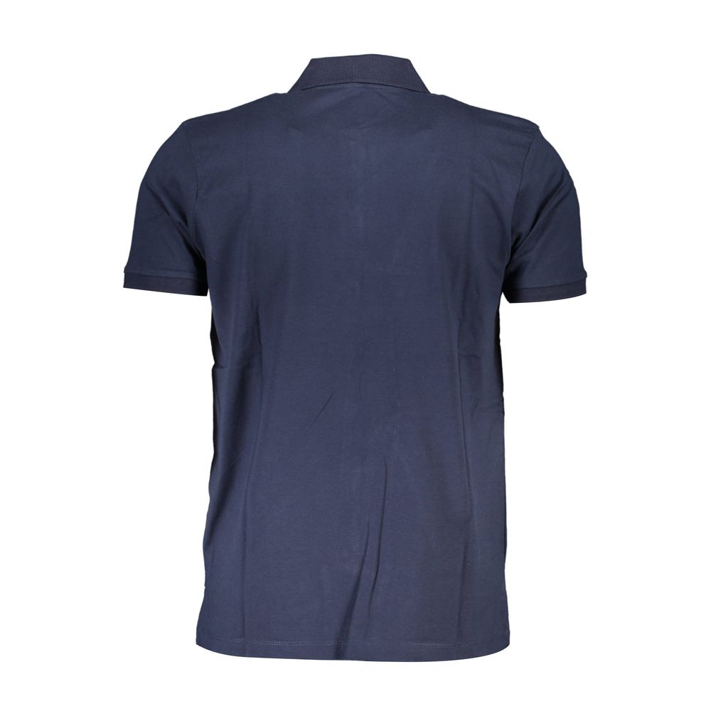 Gianmarco Venturi Blue Cotton Polo Shirt