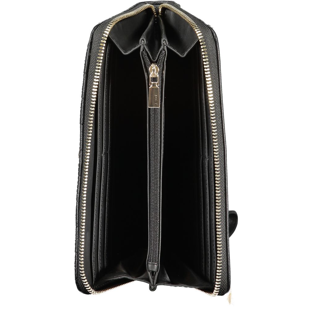 Guess Jeans Črna denarnica iz polietilena