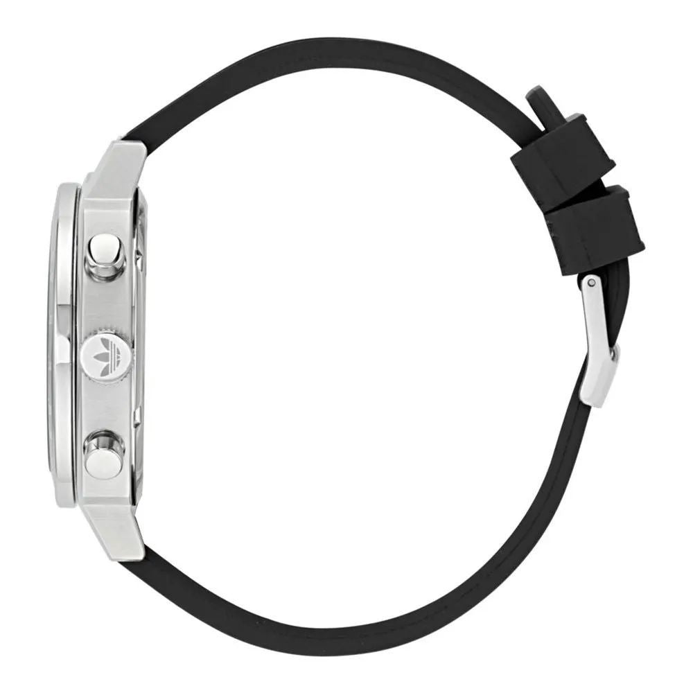 Črna sintetična športna ura Adidas