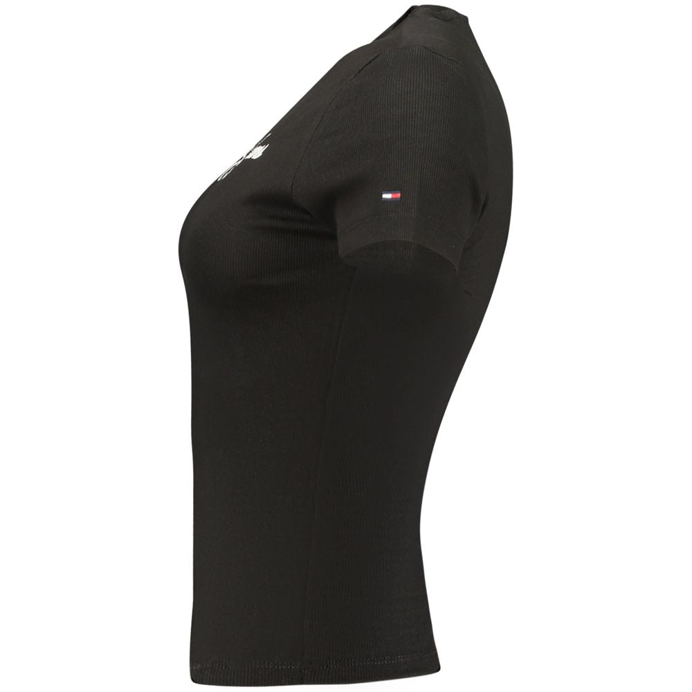 Ženska roza bombažna majica Tommy Hilfiger