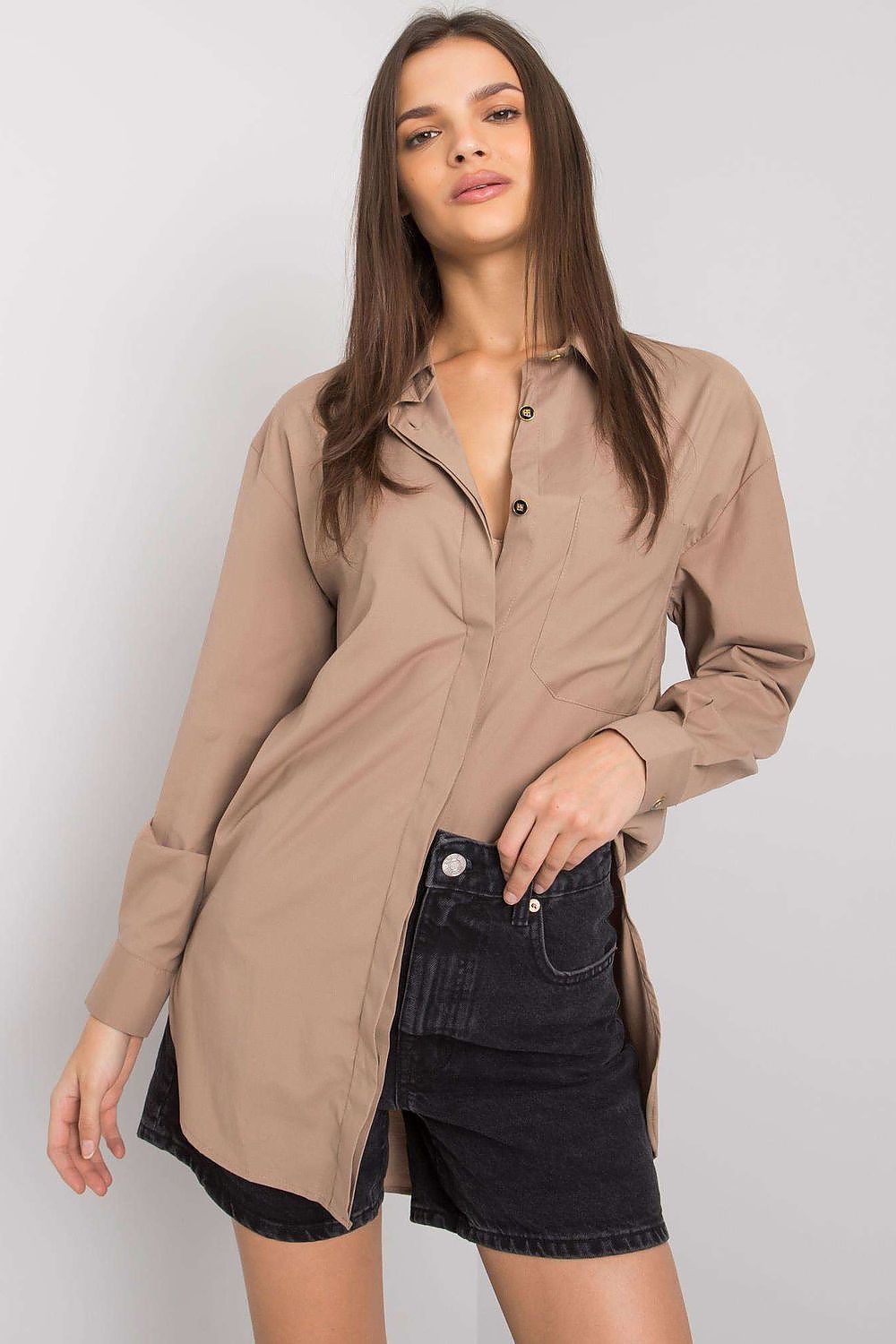 Srajca z dolgimi rokavi, model 160737 Ex Moda