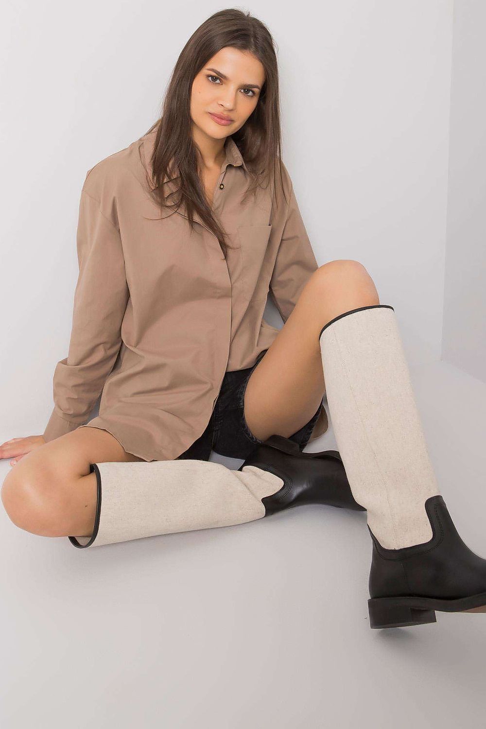 Srajca z dolgimi rokavi, model 160737 Ex Moda