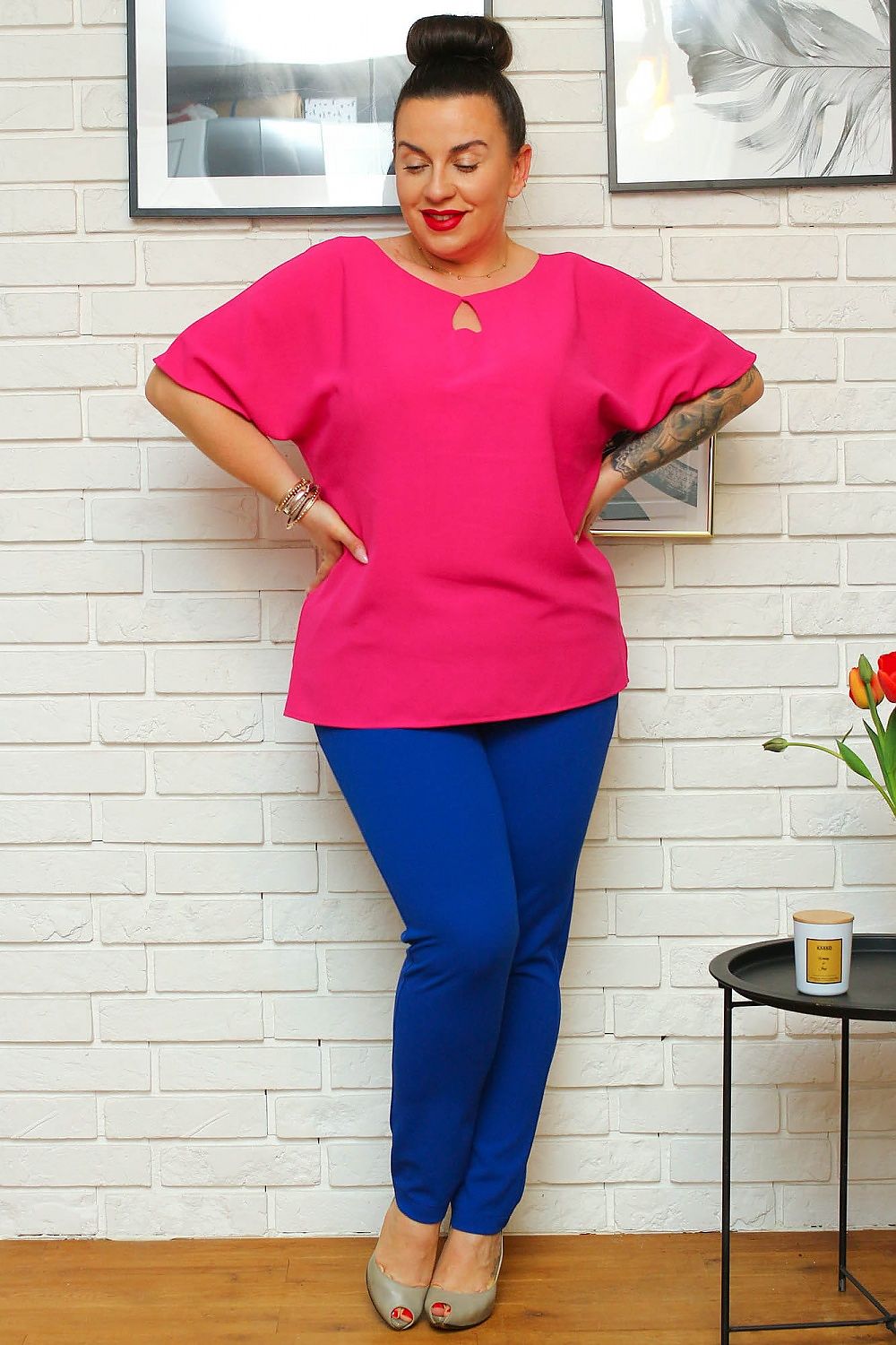 Plus velikost bluza model 169031 Karko