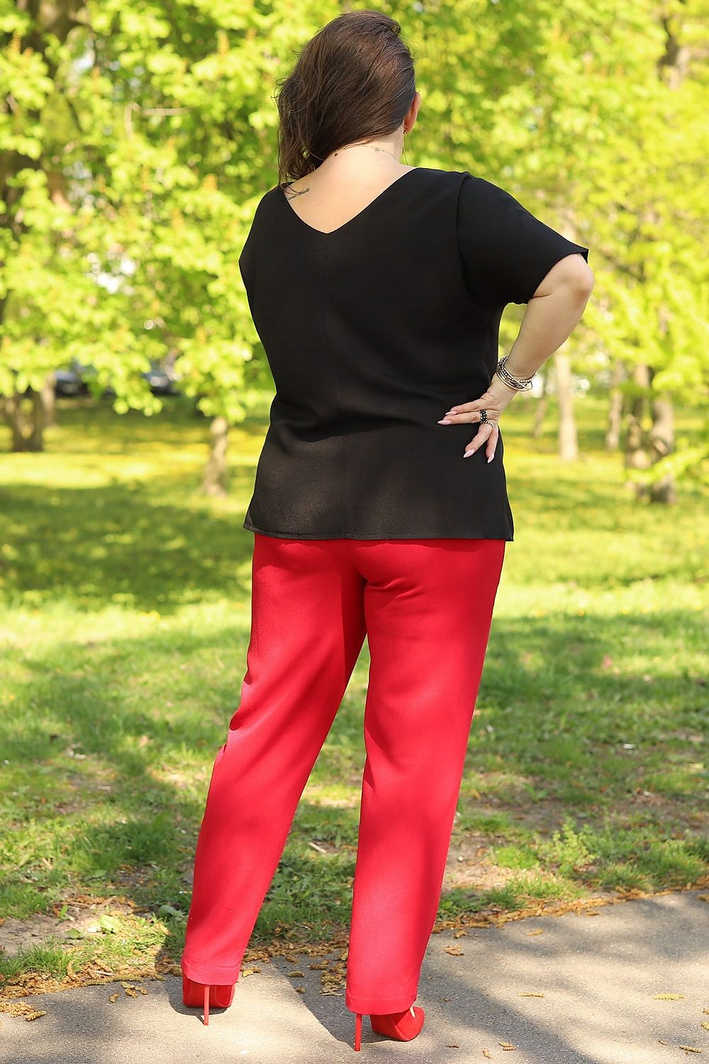 Plus size blouse model 169033 Karko