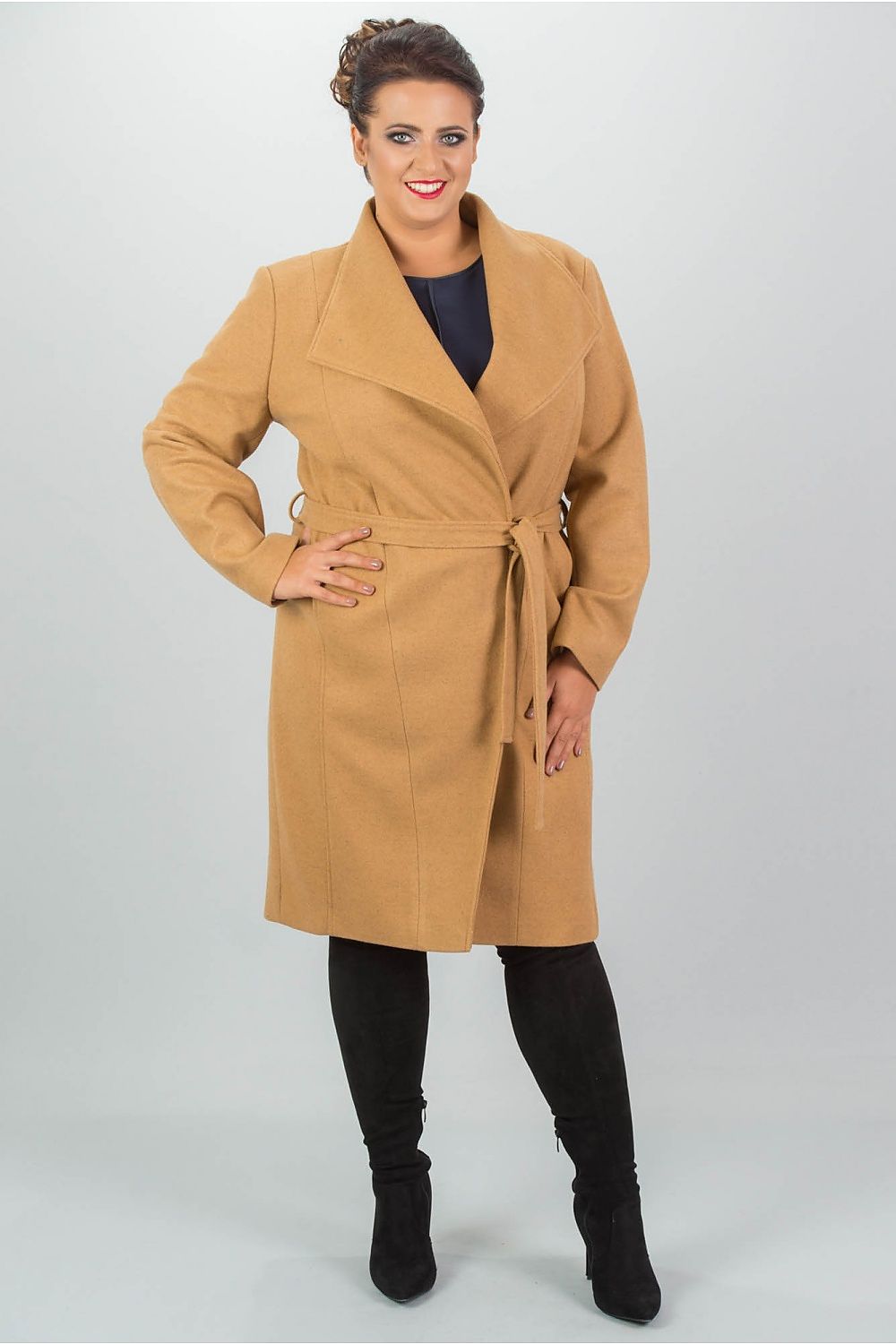 Plašč plus size model 173081 Karko