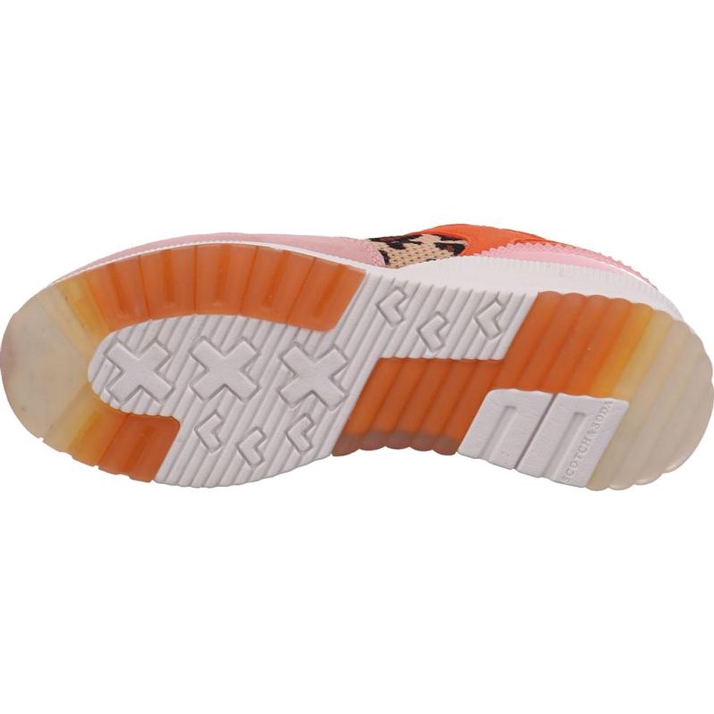 Večbarvni usnjeni nizki superge