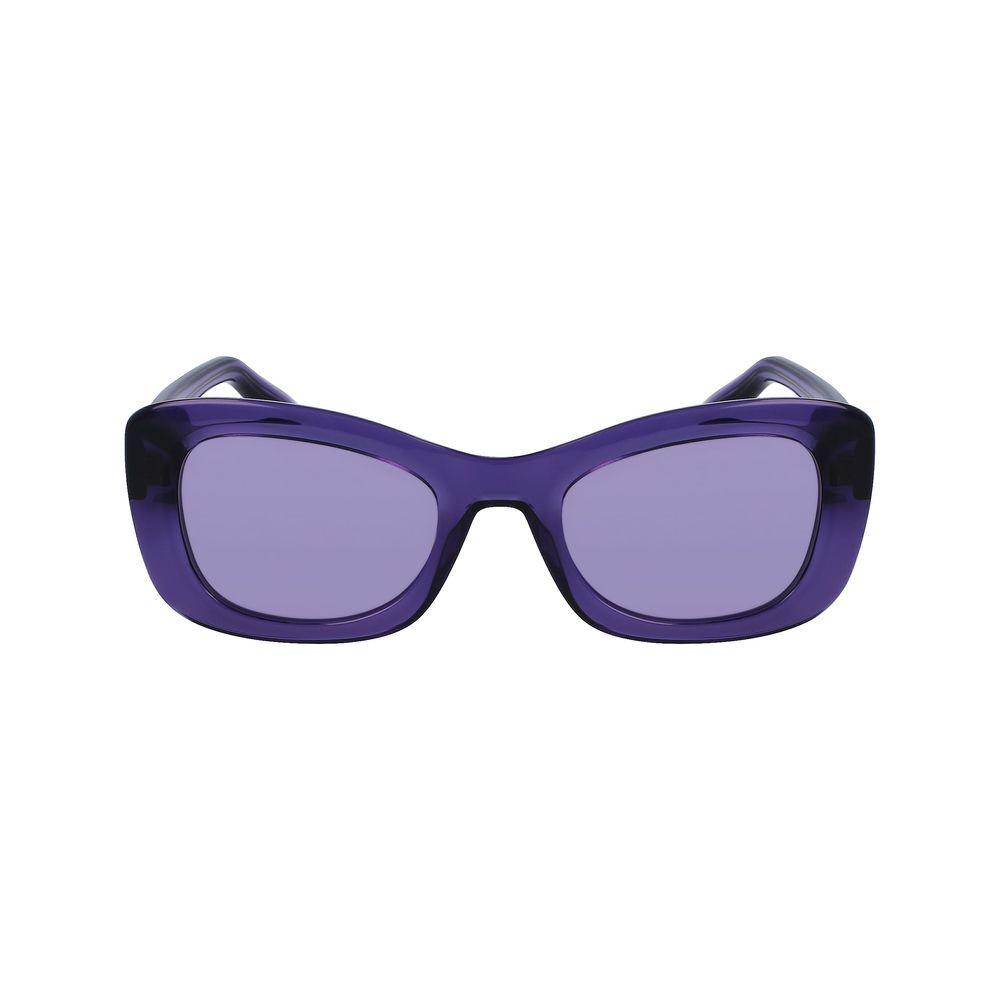 Sončna očala Victoria Beckham iz sivega acetata