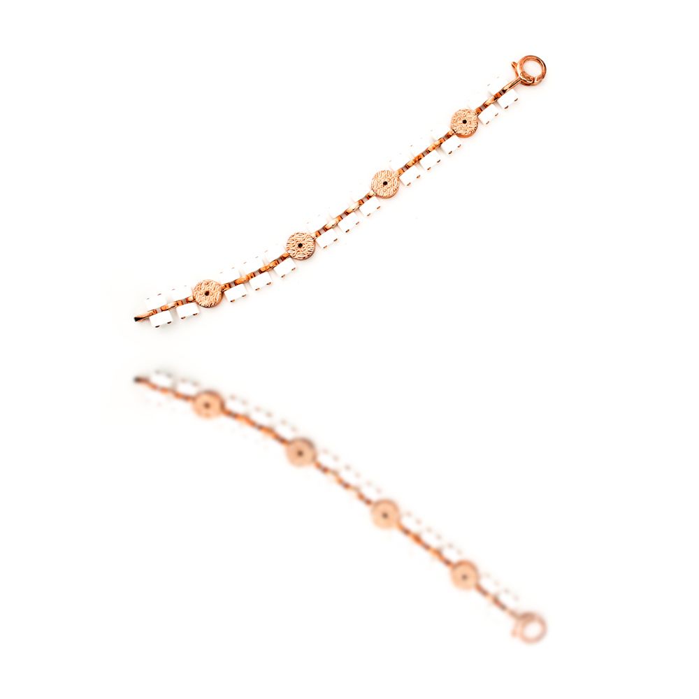 Dvobarvna srebrna zapestnica