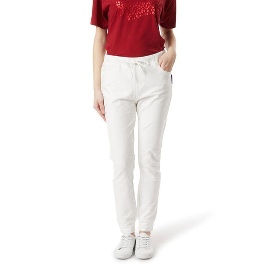 Črne bombažne hlače za prosti čas